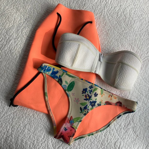 🌼 TRIANGL Confetti Garden Lemon Rose Bikini Set - Picture 3 of 7